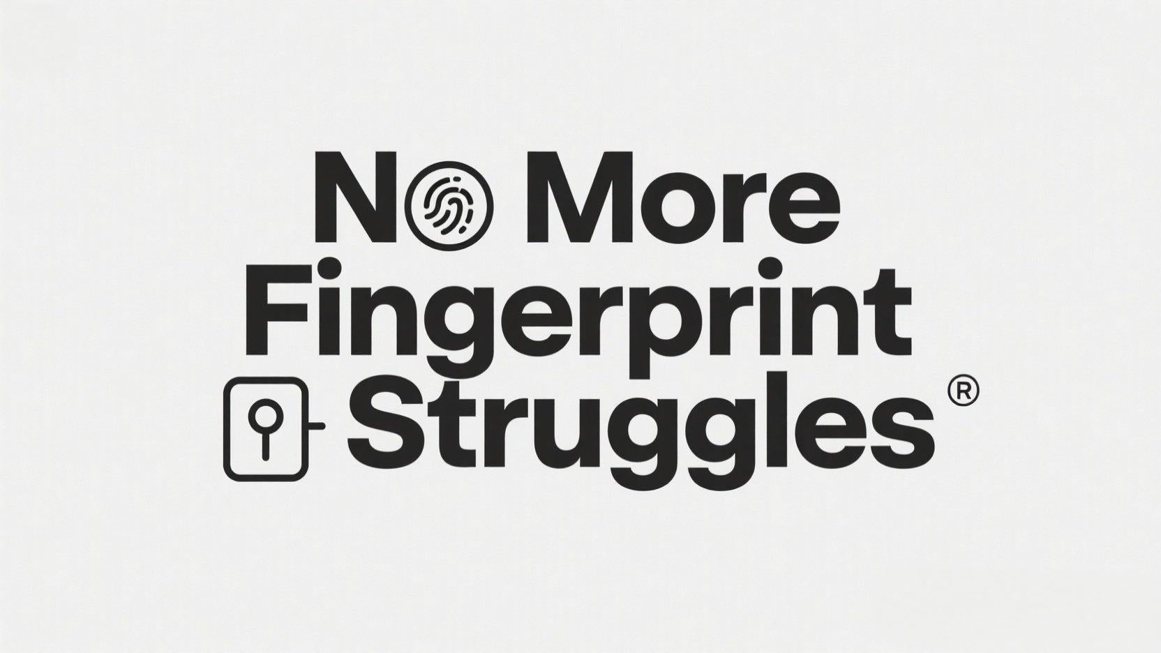 No More Fingerprint Struggles banner