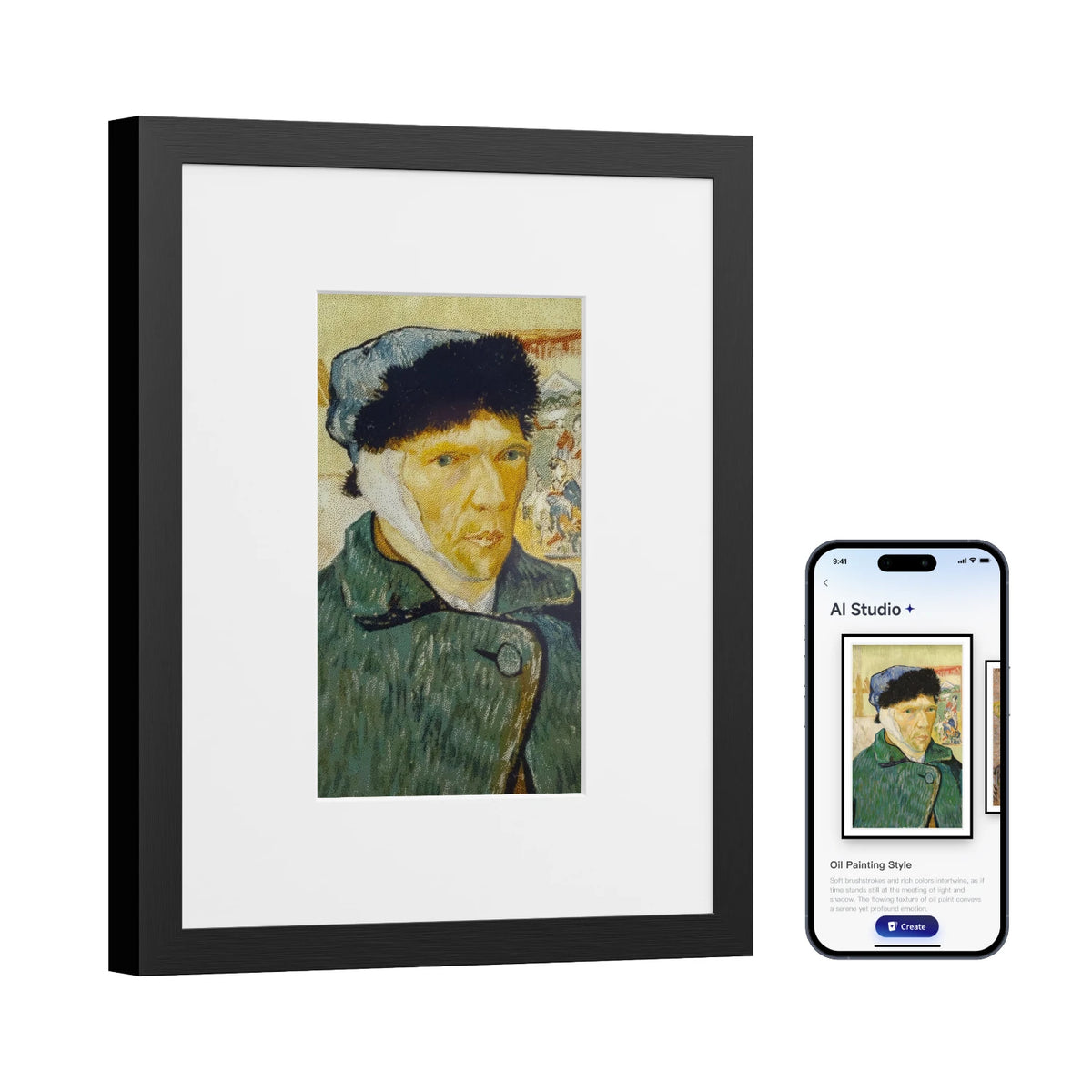 SwitchBot AI Art Frame | Framed Wall Art | SwitchBot US