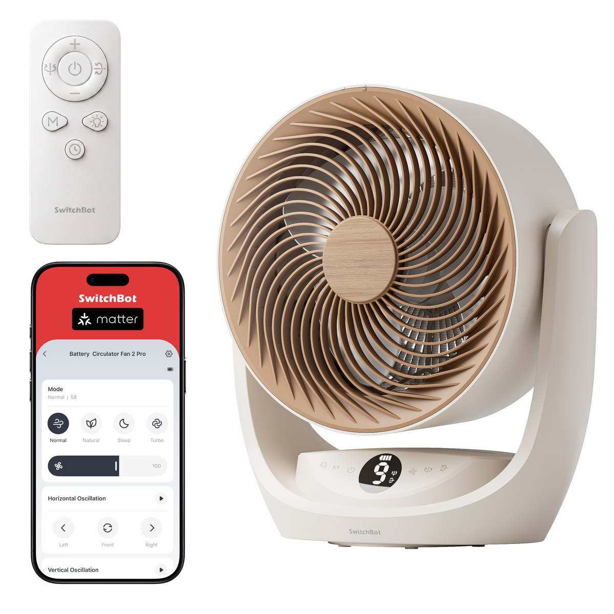 SwitchBot Battery Circulator Fan 2 Pro | SwitchBot US