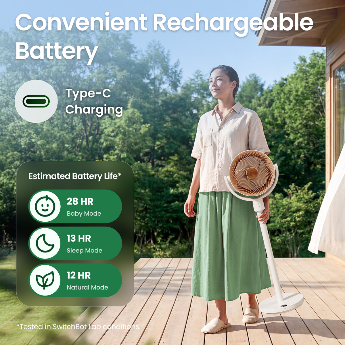 SwitchBot Standing Circulator Fan | SwitchBot US