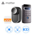 SwitchBot Lock Ultra Vision Pro Combo - Lock Ultra + Hub Mini Matter + Keypad Vision Pro / US / Black