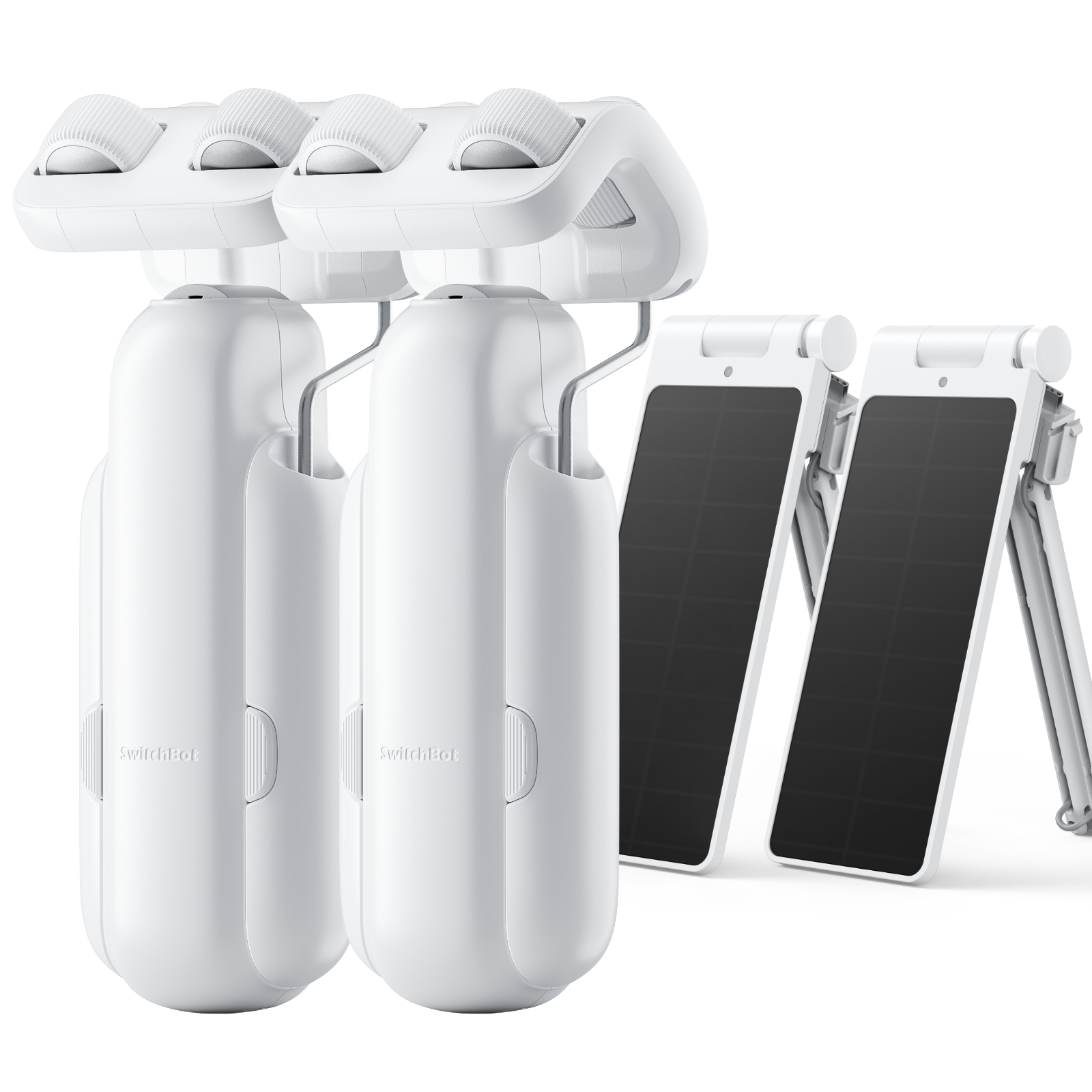 Curtain 3 Solar Combo Curtain 3 × 2 + Solar Panel 3 × 2 Rod Type 1 - SwitchBot US