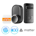 SwitchBot Lock Ultra Vision Combo - Lock Ultra + Hub Mini Matter + Keypad Vision / US / Black
