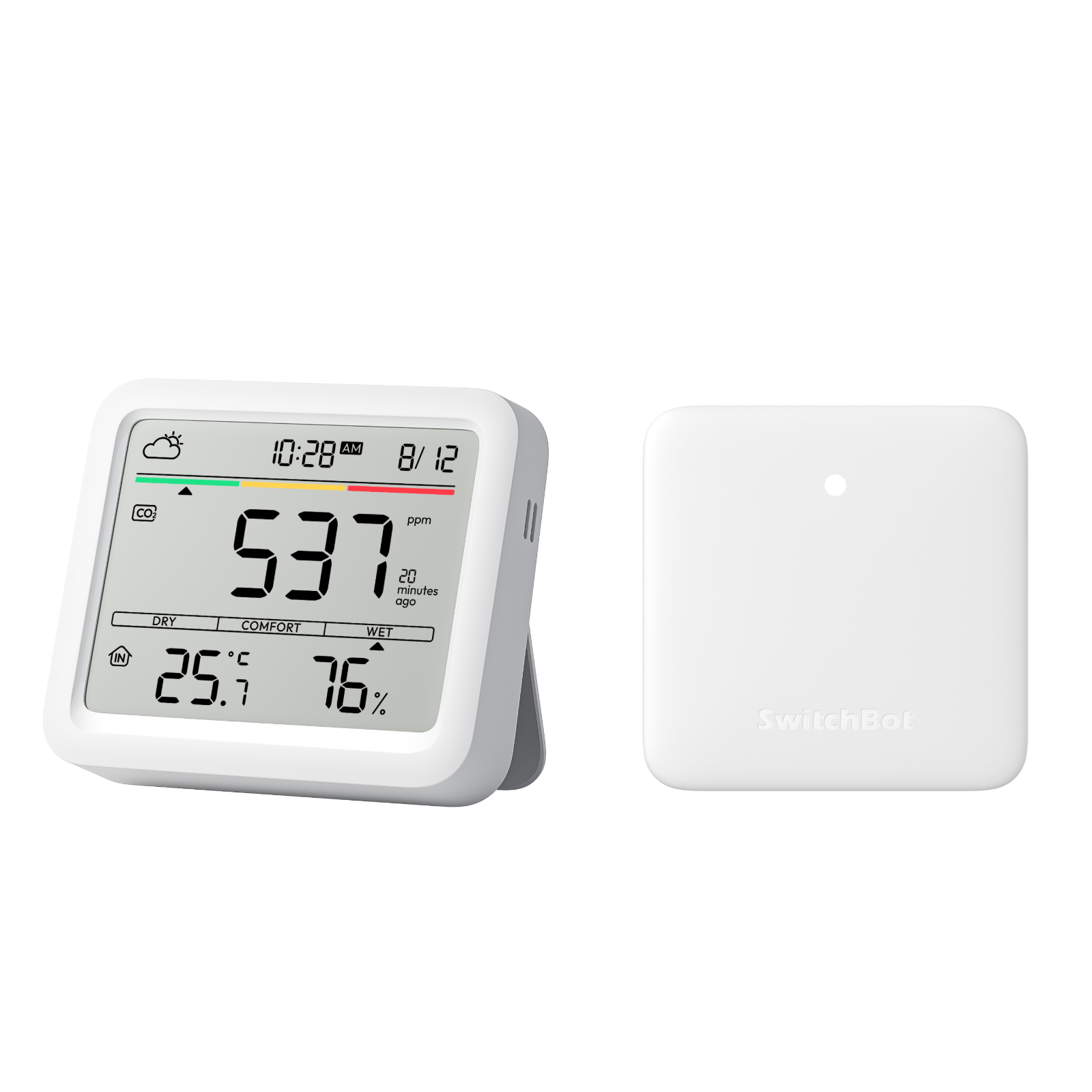 Switch Bot Meter SwitchBot Meter Pro CO2 Monitor | 5-in-1 Air Quality Sensor | SwitchBot US