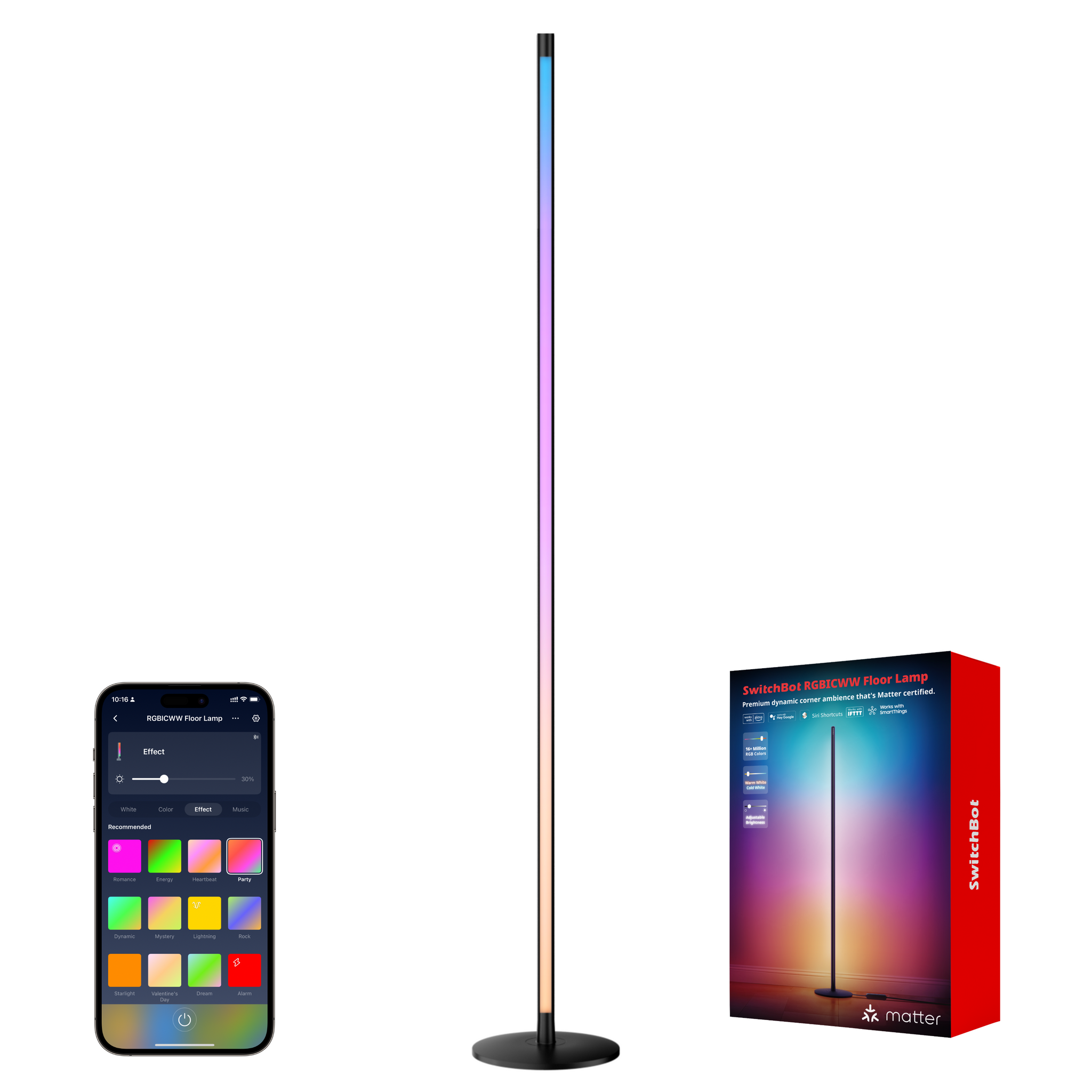 SwitchBot RGBICWW Floor Lamp - SwitchBot US