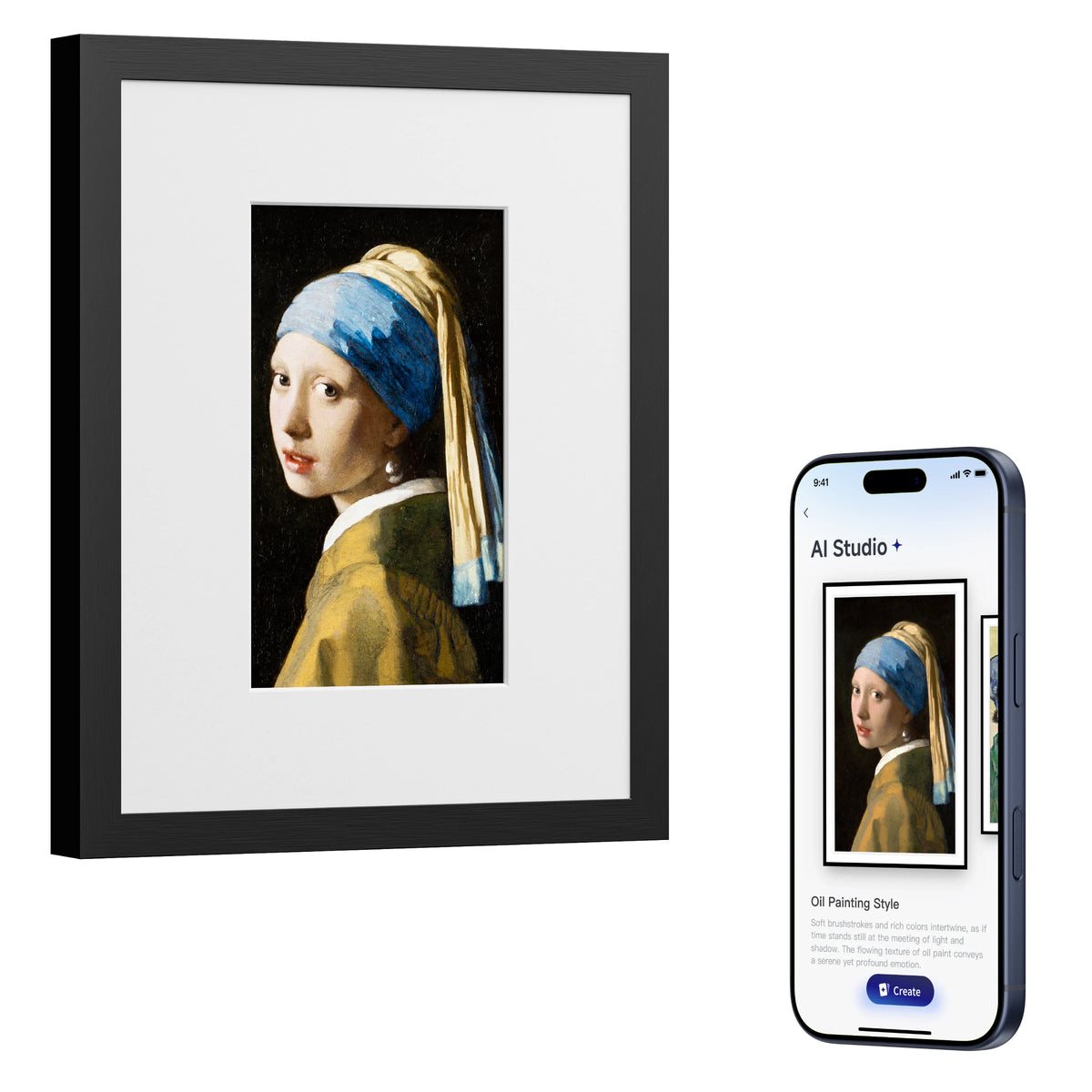 SwitchBot AI Art Frame | Framed Wall Art – SwitchBot US