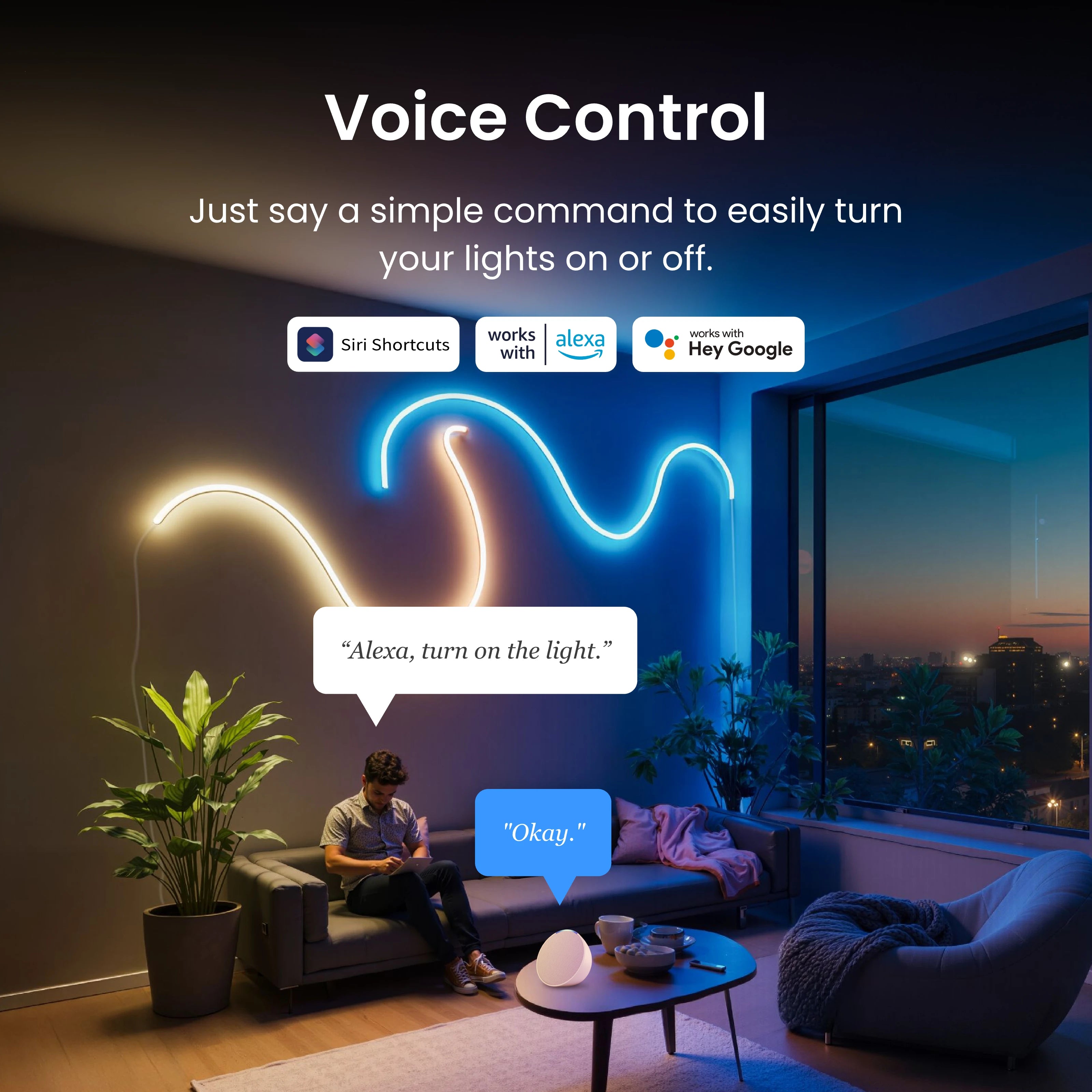 SwitchBot RGBIC Neon Wire Rope Light