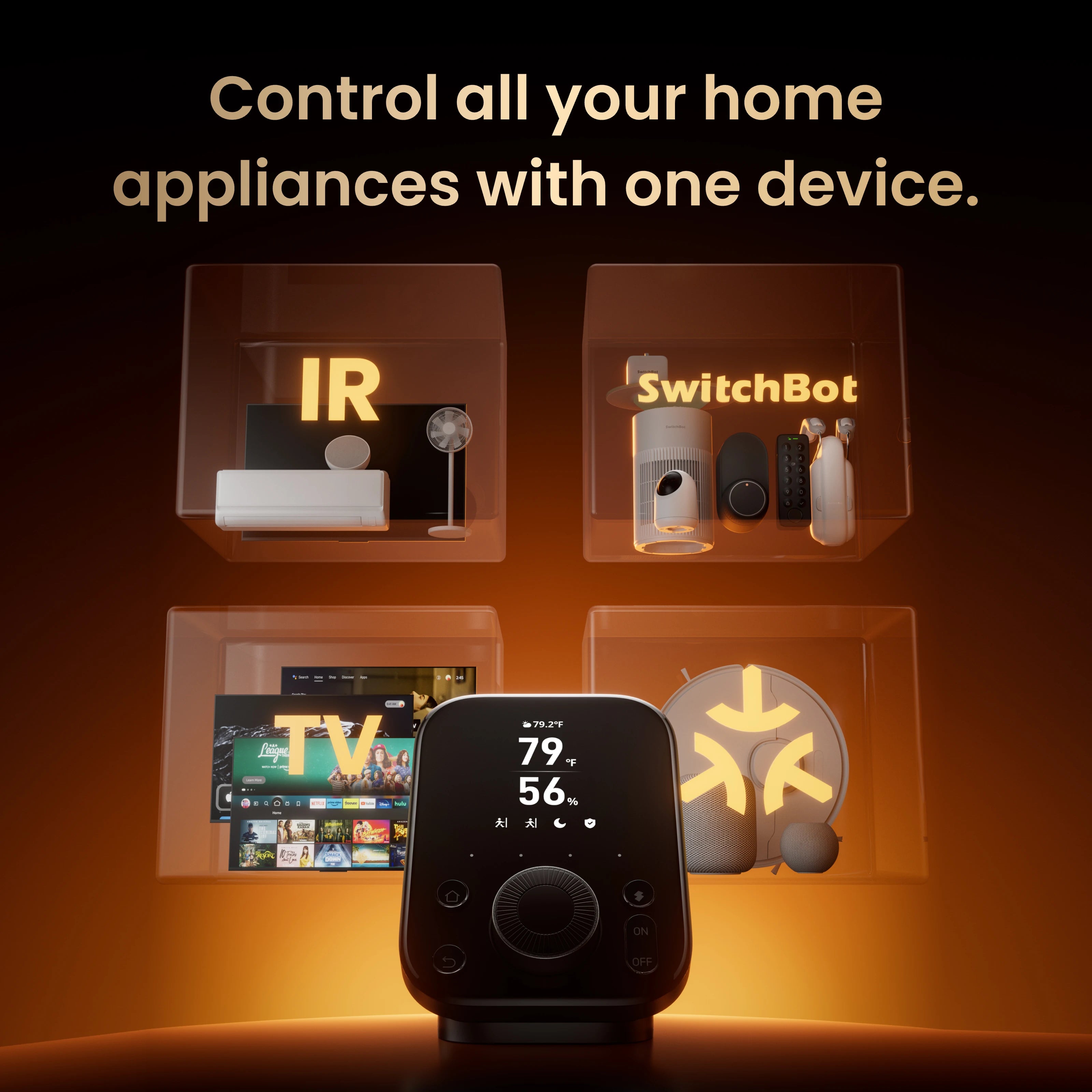 Switch Bot Interface SwitchBot Hub 3 | Matter Smart Home Hub | Temperature & Humidity ...