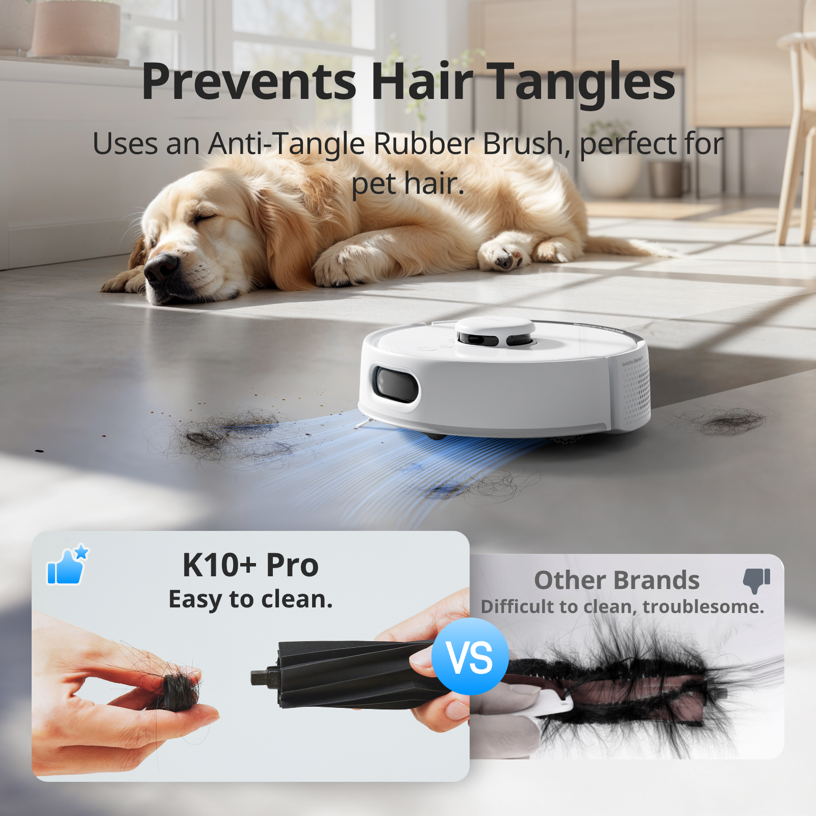 SwitchBot K10+ Pro World's 1st Mini Robot Vacuum | 4L Auto SwitchBot K10+ Pro World's 1st Mini Robot Vacuum | 4L Auto