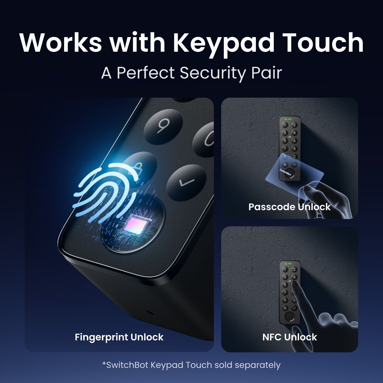 SwitchBot Lock Pro Matter Enabled Vision Combo