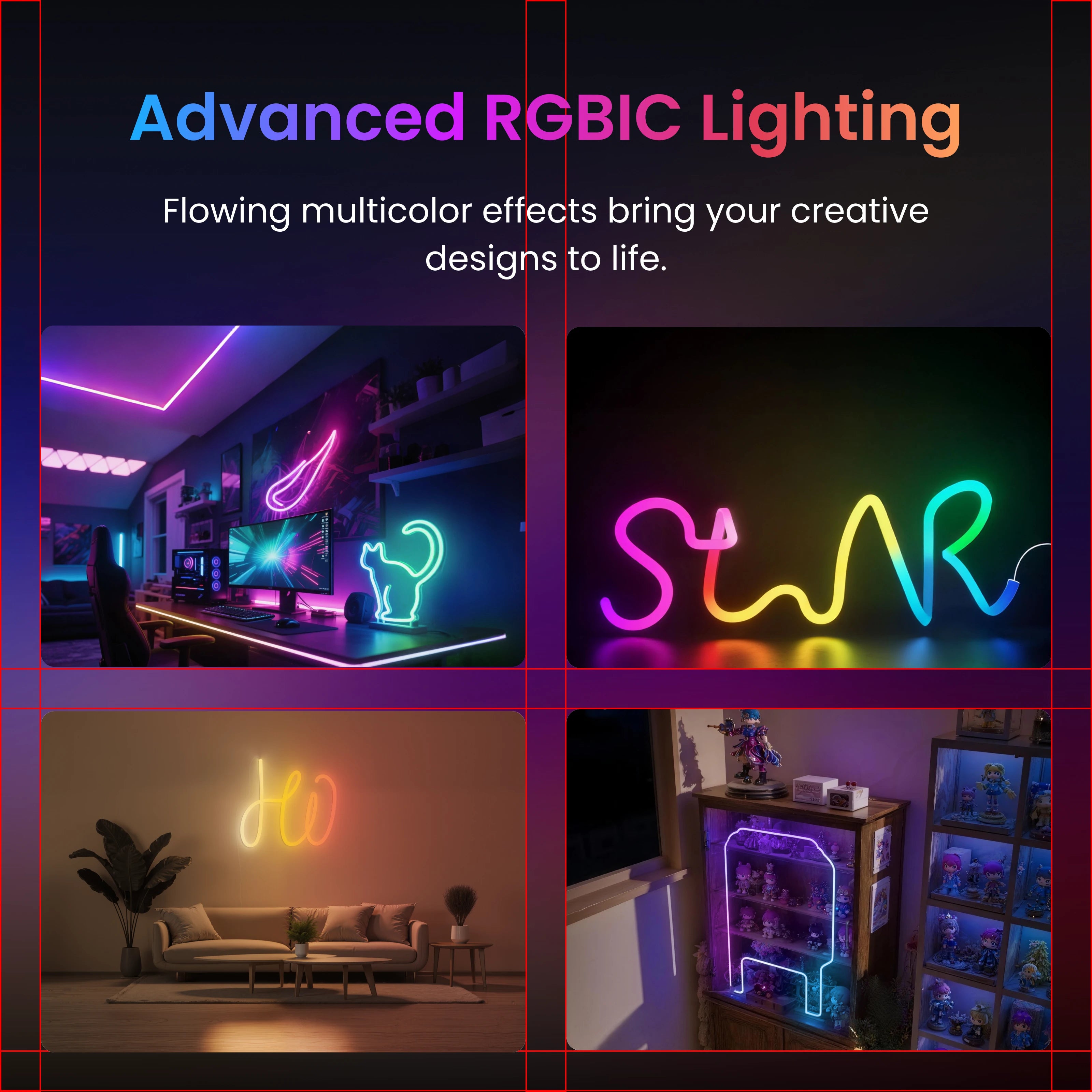 SwitchBot RGBIC Neon Wire Rope Light