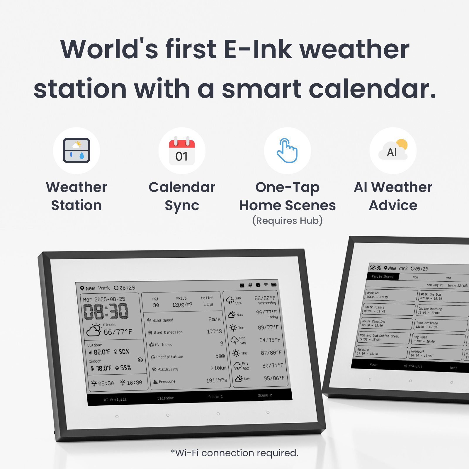SwitchBot E-Ink Home Dashboard